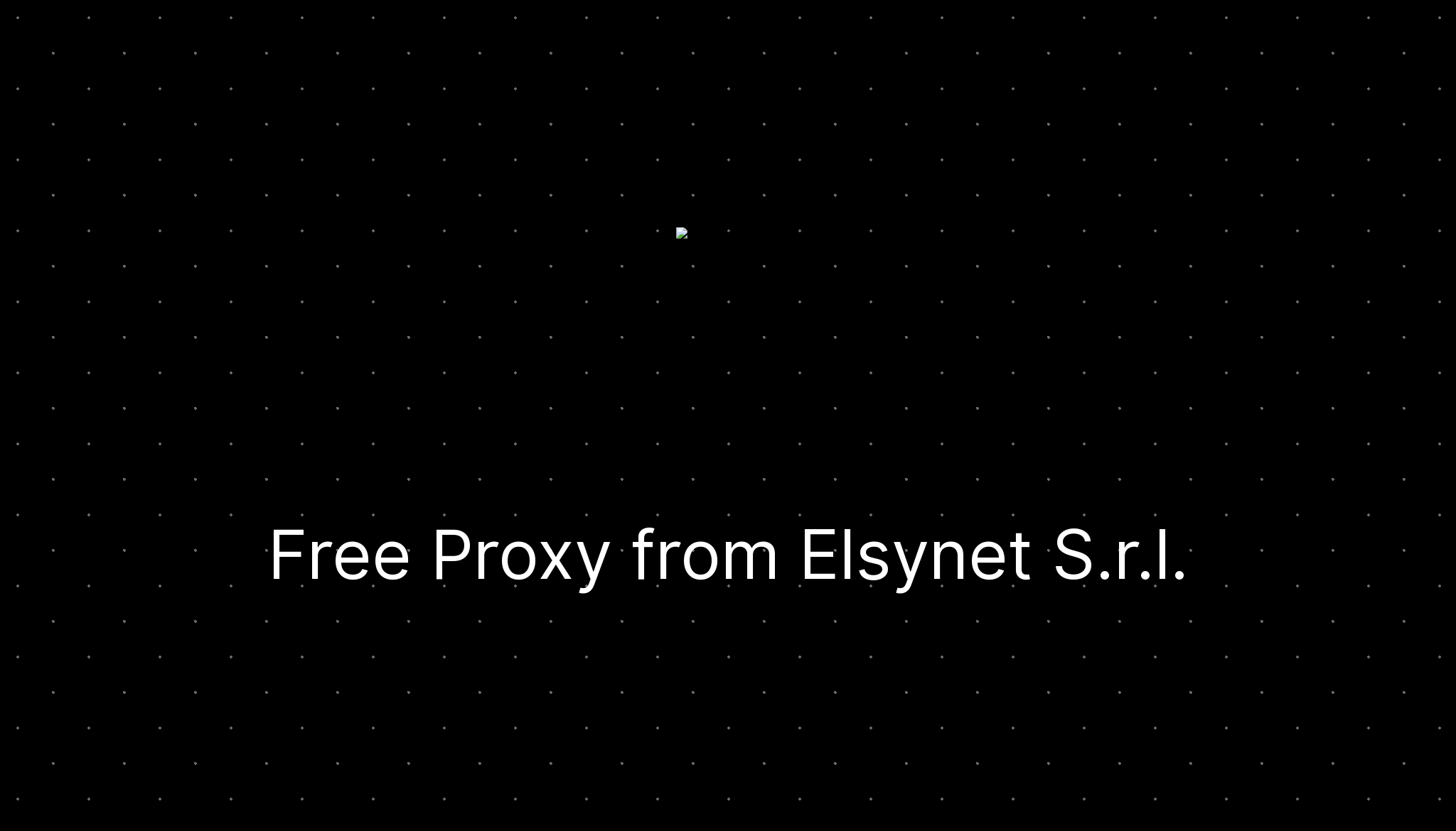 Free Proxy from S.r.l. —